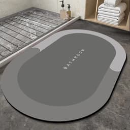 image-Shenghui Diatom Mud Bath Mat - Army-Black, Quick Dry, Easy Care