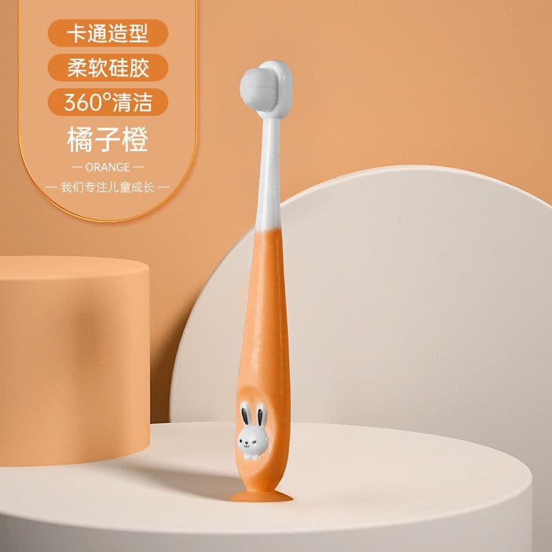 image-Baby Toothbrush Small Head Soft Bristle Cartoon Toothbrush