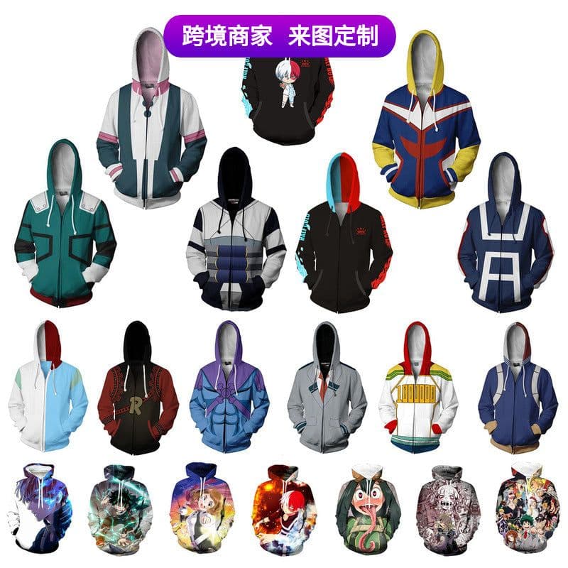 image-My Hero Academia Midoriya Izuku Hoodie 3D Print