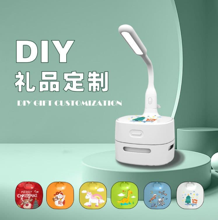 image-Gosuri Desktop Vacuum Cleaner - White Portable