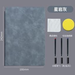 image-Erasable A5 Whiteboard Notebook - Double Sided