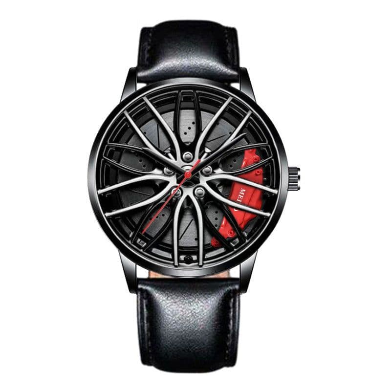 image-Men's Sports Watch - Racing Design 41mm