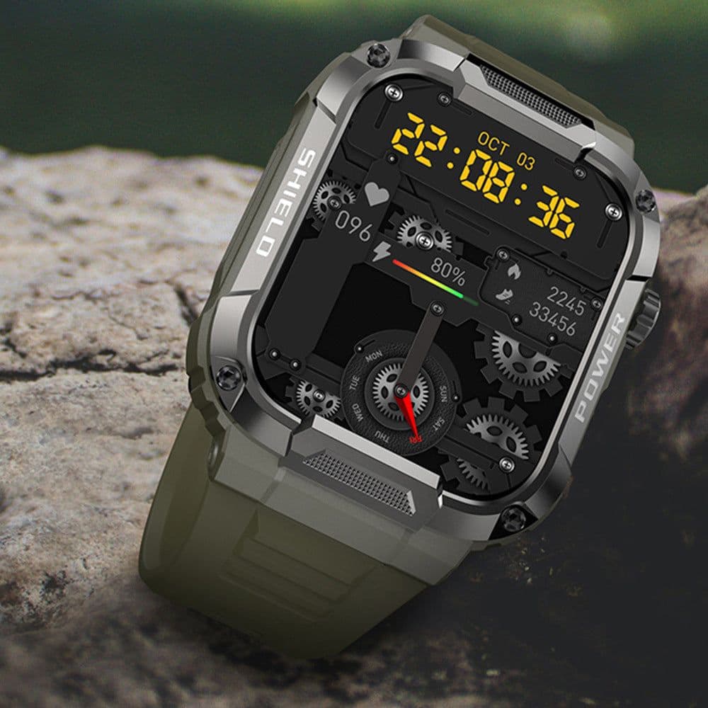 image-Zongxin MK66 HD Smartwatch Large Screen Bluetooth Call Music Outdoor Waterproof Pedometer