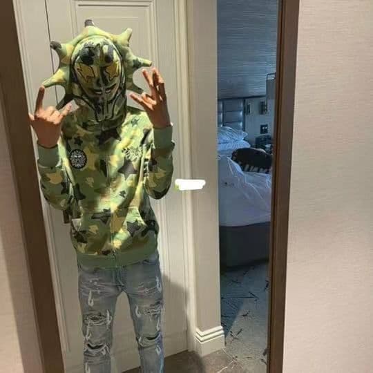 image-The latest cross-border new men's and women's fashion brand with the same style of skull lazy style 3D digital printing hooded long-sleeved zipper sweatshirt