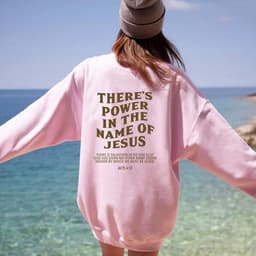 image-Spring and Autumn Solid Color Polyester Round Neck Printed Women's Fleece Jacket Men's and Women's Loose Pullover Tops