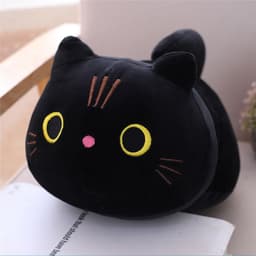 image-Cat Plush Toy Doll - White 50cm Soft