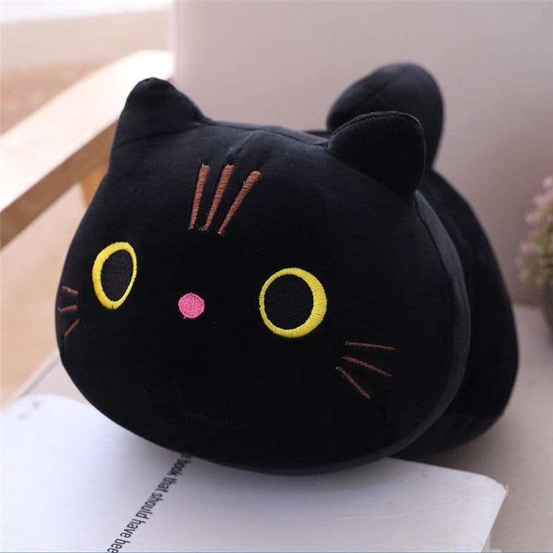 image-Cat Plush Toy Doll - White 50cm Soft