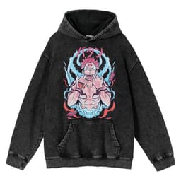 image-Cuifu Anime Sweatshirt - Black 5XL 100% Cotton Hooded Jacket