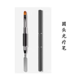 image-Lattice Spectrum UV Gel Pen - Silver Round Head