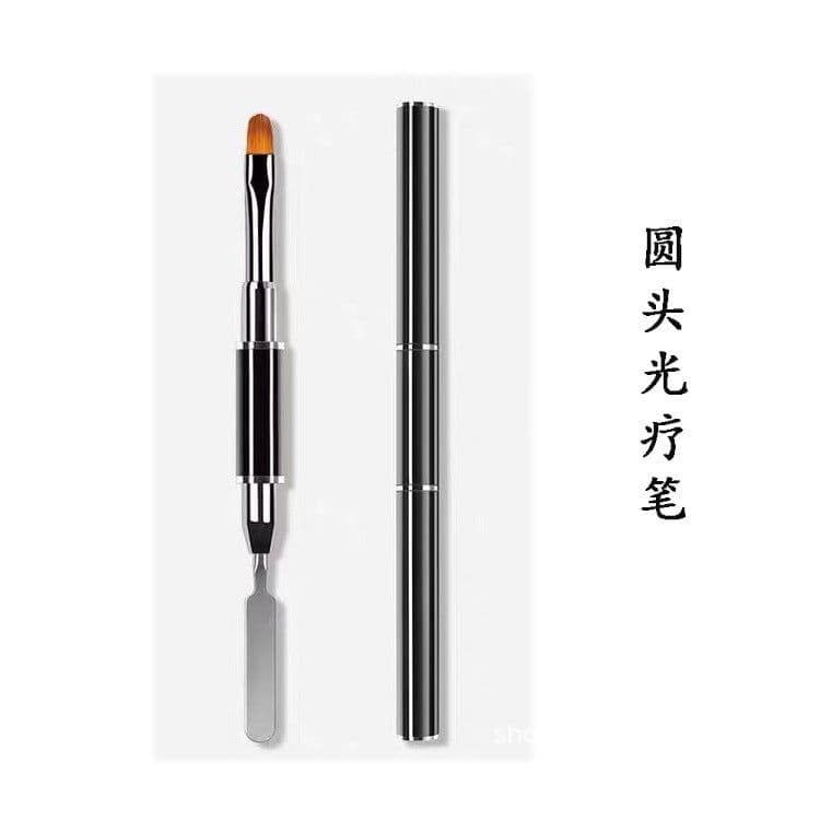 image-Lattice Spectrum UV Gel Pen - Silver Round Head