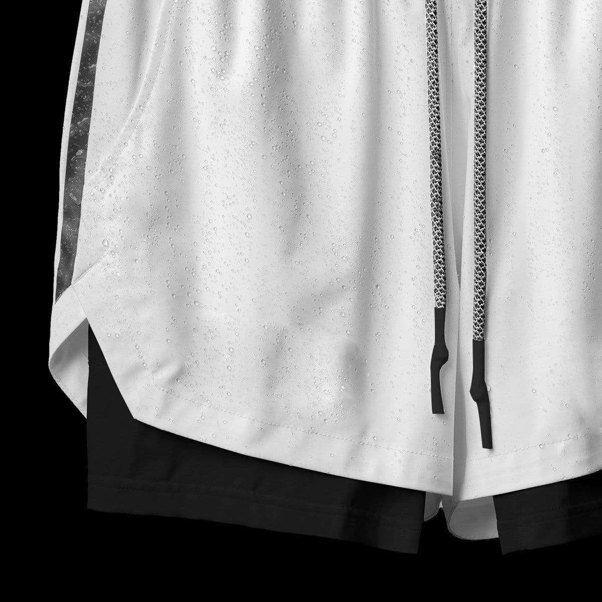 image-Men's Sports Shorts - Black Breathable Gym Training