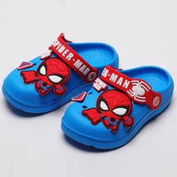 image-Disney Iron Man Crocs - Purple Kids Beach Slippers