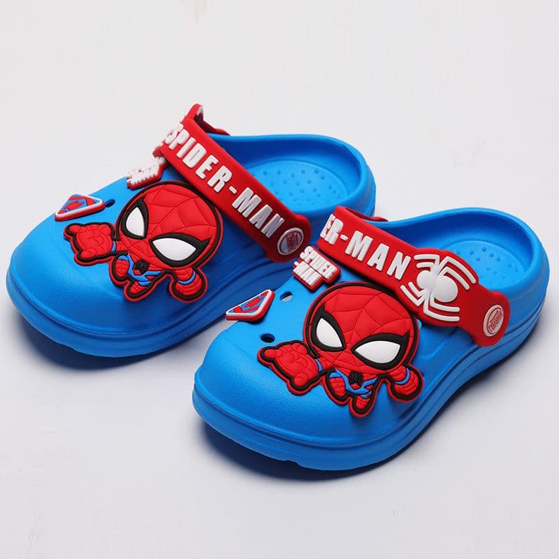 image-Disney Iron Man Crocs - Purple Kids Beach Slippers