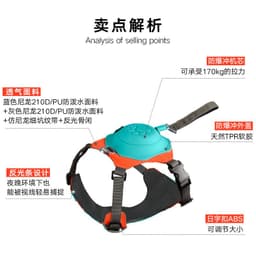 image-Dog Chest Harness Retractable Leash - Large