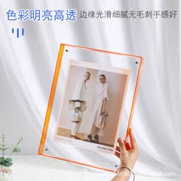 image-Acrylic Photo Frame - Table or Wall Mount