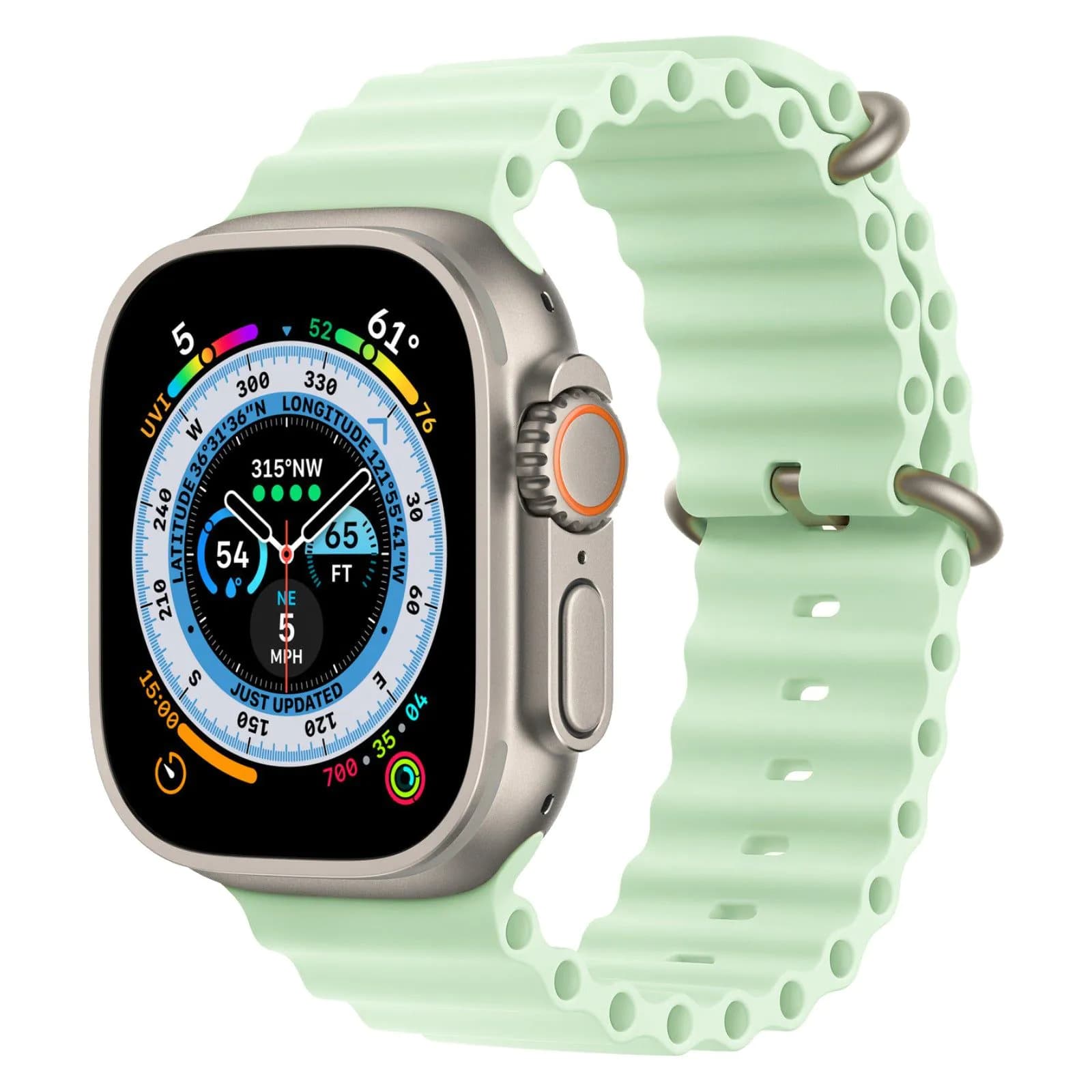 image-Apple Watch Marine Silicone Strap Universal Compatible