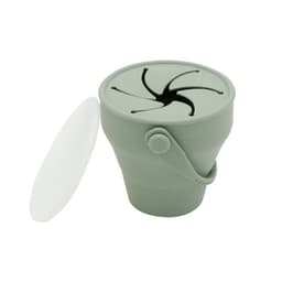 image-Children's Folding Silicone Snack Bowl - 2023 New Portable Design