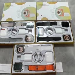 image-X9 Smartwatch Bluetooth Black Square Dial