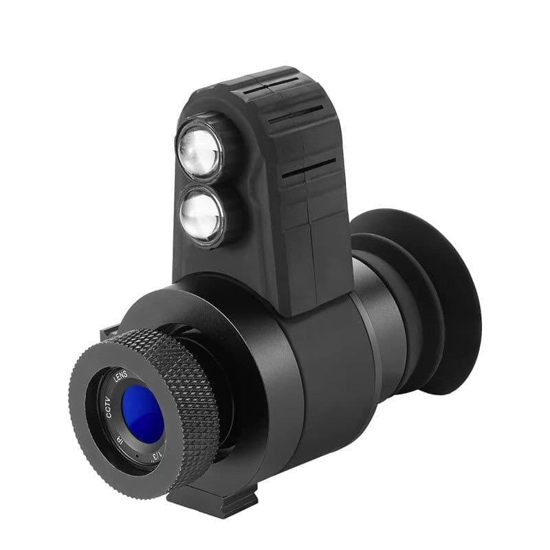 image-Night Vision Head-Mounted Cross Cursor Telescope - Black
