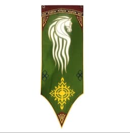 image-Flag of Rohan Banner - Canvas Double Angle