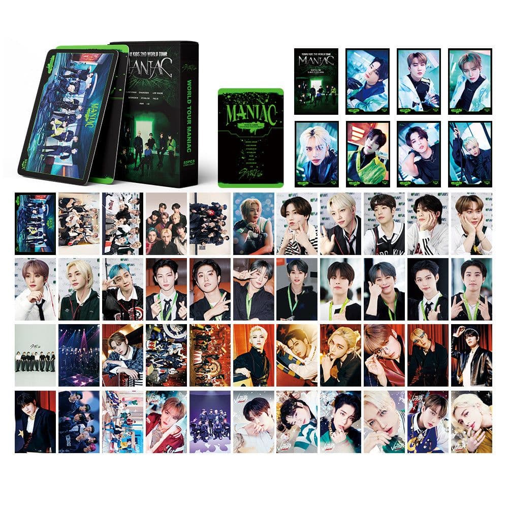 image-SK Stray Kids Album Cards - Bang Chan, Lee Know, Hyunjin