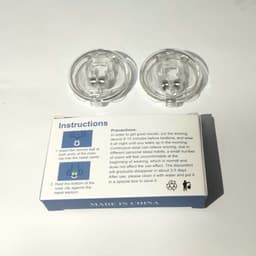 image-Cross-border exclusive nose clip physical anti-snoring anti-snoring mini magnetic silicone anti-snoring nose clip artifact