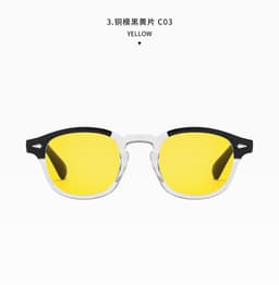 image-Cross-border European and American rice nail round sunglasses Ocean piece fashion sunglasses Pirate King Depp Depp sunglasses