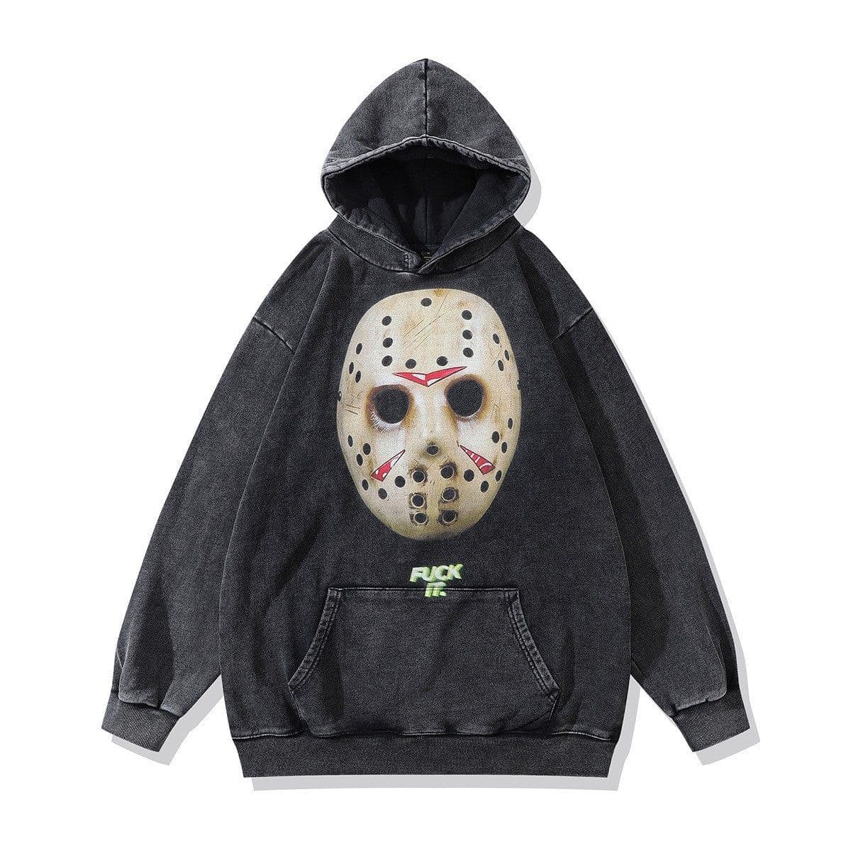 image-Cotton Fleece Hoodie - Kangaroo Pocket Loose Fit XXL