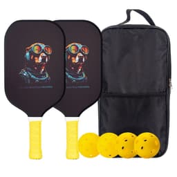 image-Pickleball Racket Set - Carbon Fiber