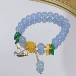 image-Sanrio Glass Bracelet - Dolphin Yellow Cartoon