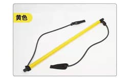 image-Xuanlebao Pilates Stick Pull Rope - Black TPR