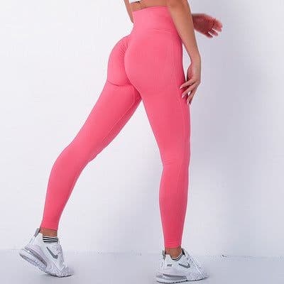 image-COCI Yoga Pants Women High Waist Seamless - Champagne XL