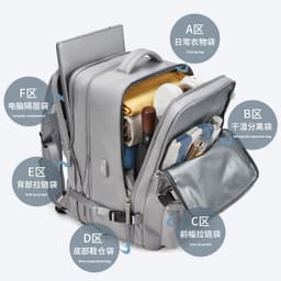 image-School bag boys backpack female college high school student backpack large capacity Korean version simple travel backpack