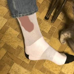 image-Socks - Black Red Stripes Cotton Mid-Tube