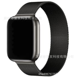 image-Apple Watch iWatch Ultra Milanese Magnetic Strap - Stainless Steel Brown 42mm
