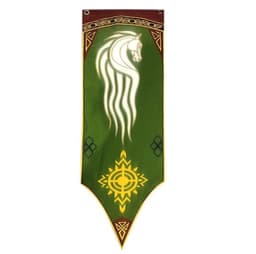 image-Flag of Rohan Banner - Canvas Double Angle