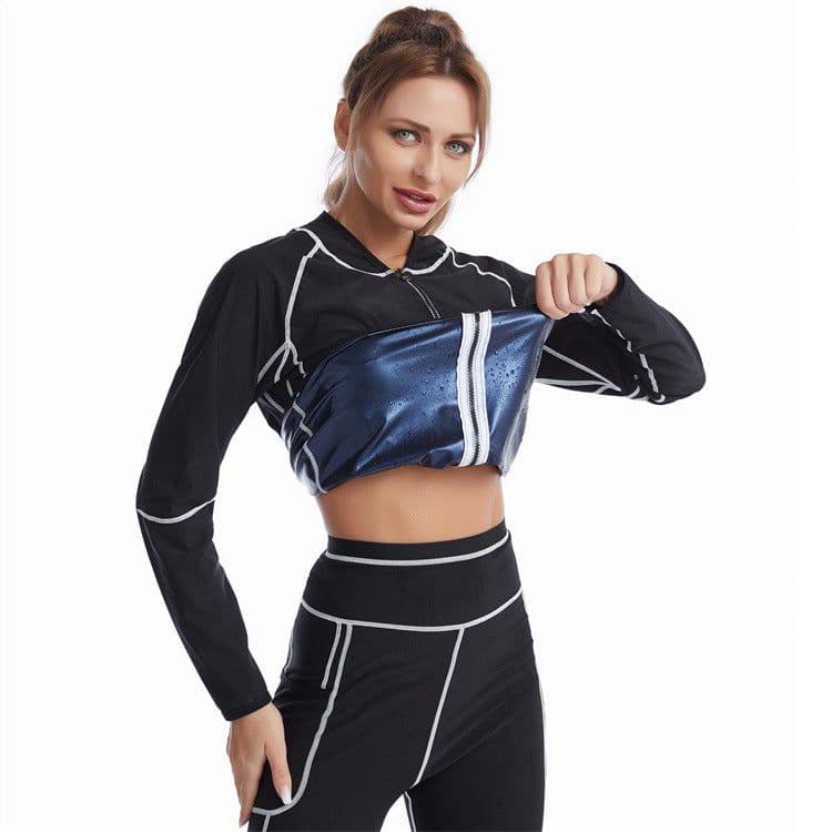 image-Women's Yoga Fitness Sweats - 3XL Silver Spandex