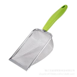 image-Stainless Steel Cat Shovel - Upgraded Handle, Pet Cleaning Tool, Beach Shovel, 6 Colors