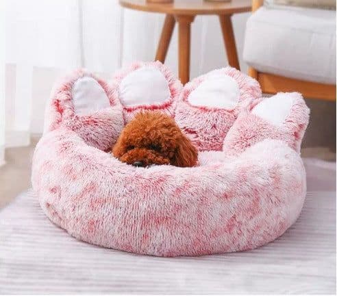 image-Pet Nest, 80cm Cat House, Double Color Powder, Warm for All Seasons