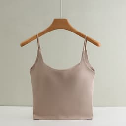 image-Cotton Bra Top - White M Wireless Full Cup