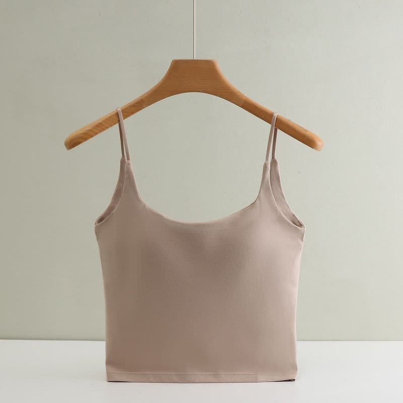 image-Cotton Bra Top - White M Wireless Full Cup