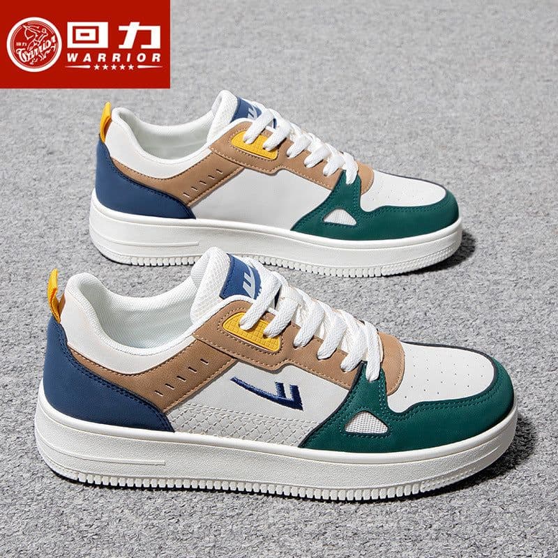 image-Warrior Pull Back Unisex Casual Sneakers White