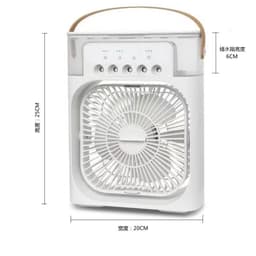 image-USB Desktop Fan - 5-Hole Spray Humidification Black