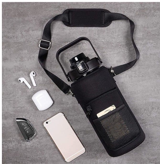 image-2000ml Bottle Protective Cover - Green Camouflage