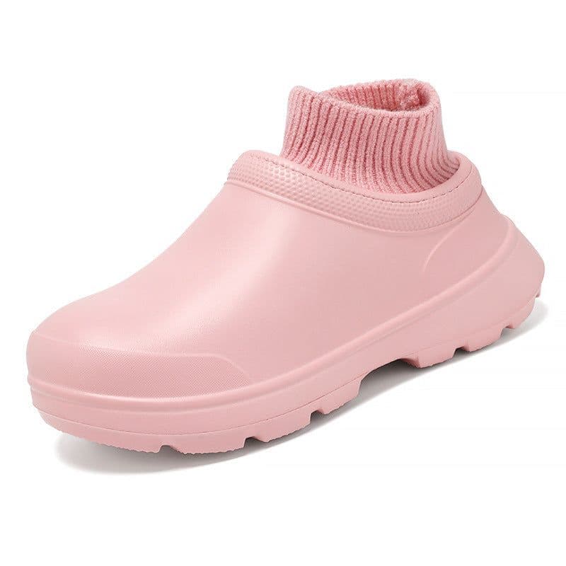 image-Men's Waterproof Kitchen Shoes, Non-Slip Rain Boots, EVA Foam Sole, Size 44-45