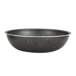 image-uJoy 13-Piece Non-Stick Pan Set, Ivory White, Aluminum, 30cm Wok