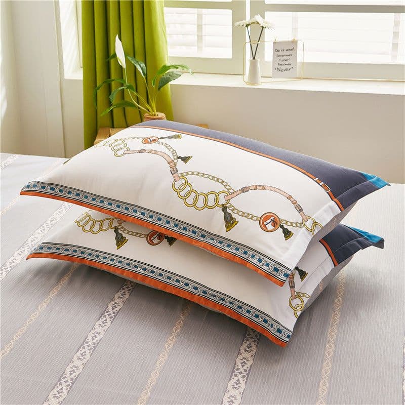 image-Spot Cotton Pillowcase - Cartoon Print Skin-Friendly