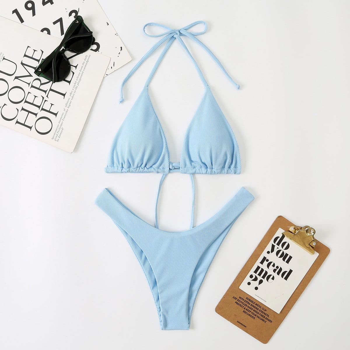 image-Women's Bikini Swimsuit - Lotus L Nylon