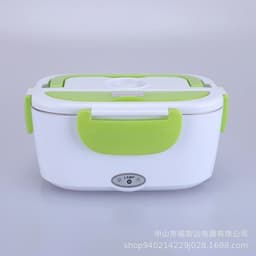 image-Car-Mounted Heated Lunch Box - Dual-Use, Portable, Insulated Mini