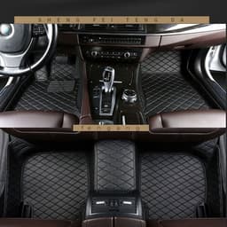 image-Wholesale full set of separate car floor mats universal non-slip foot mats fully surrounded by easy-to-clean car floor mats